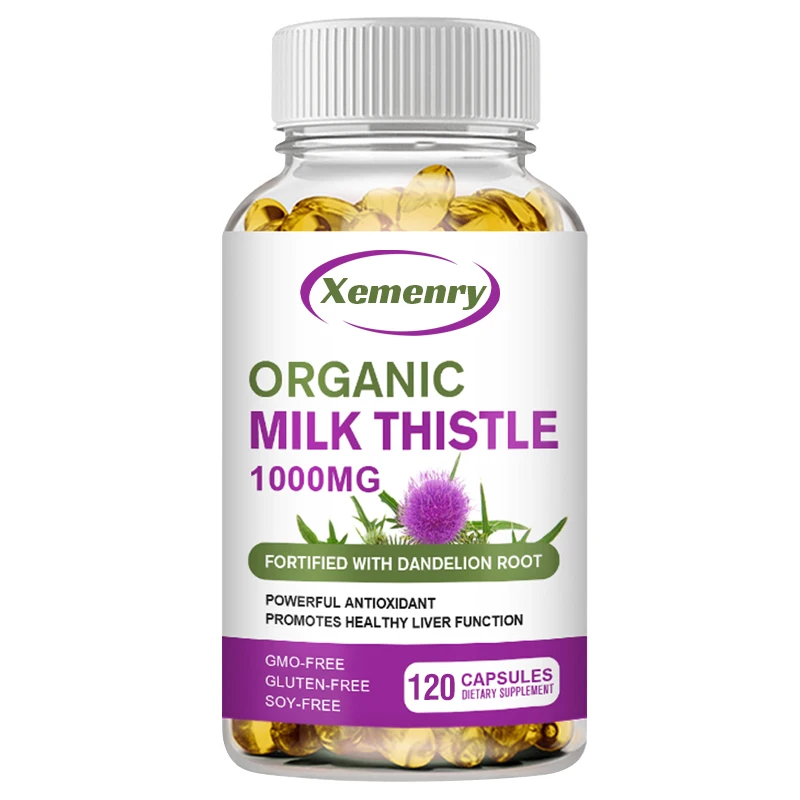 Capsule di cardo mariano 1000  - Milk Thistle Silymarin recensione e prezzo